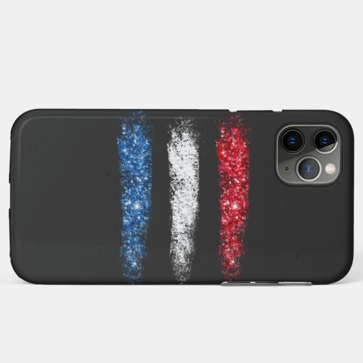 ** Modern Simple - Abstracte Amerikaanse vlag Case-Mate iPhone Case (Achterkant (horizontaal))