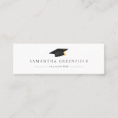 Modern Simple Afstuderen 2025 Naam Mini Visitekaartje (Voorkant)