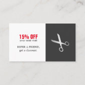 Modern Simple Beauty Hair Salon Coupon (Voorkant)
