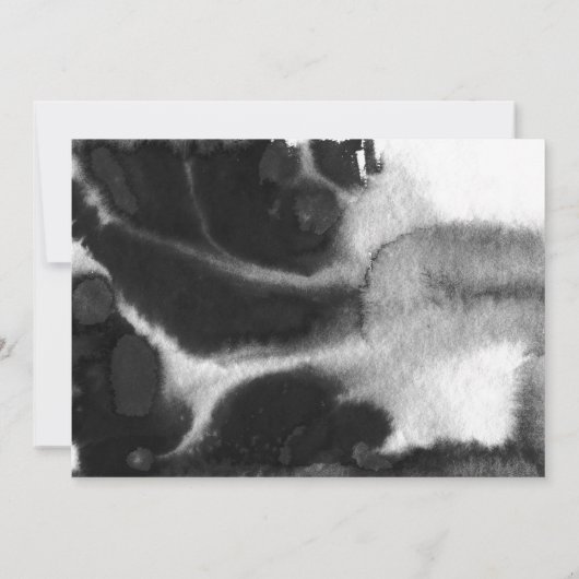 Modern Simple Black Photo Afstuderen aangekondigd Kaart (Achterkant)