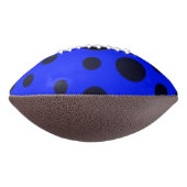 Modern Simple Black polka dot yellow pattern American Football (Gedraaid 270)