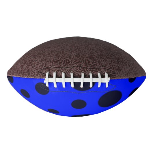 Modern Simple Black polka dot yellow pattern American Football (Voorkant)