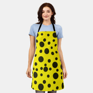 Modern Simple Black polka dot yellow pattern Schort