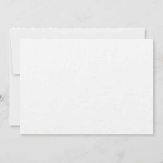 Modern Simple Black Wedding Invitation Kaart (Achterkant)