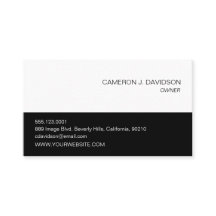 Modern Simple Black White-chic Company