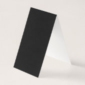 Modern Simple Black White Trendy Minimalist Plain  Visitekaartje (Achterkant)