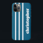 Modern Simple Blue Pool Monogram Name Case-Mate iPhone Case<br><div class="desc">Elevate your phone with this modern simple monogram case, designed with a clean minimalist layout and fully customizable initials. Perfect for those who love timeless style, this sleek phone cover offers a personalized touch while keeping your device protected. Ideal for everyday use, gifting, or anyone searching for a chic custom...</div>