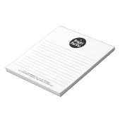 Modern Simple Business Logo Notepad Notitieblok (Linkerzijde)