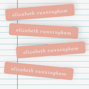 Modern Simple Chic Typography Jouw naam toevoegen Kinderlabels