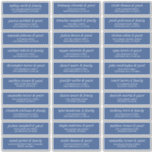 Modern Simple Chic Wedding Guest Names Address Sticker<br><div class="desc">Bestaat uit eenvoudige sans serif en moderne serif typografie. Deze elementen zijn eenvoudig,  elegant en modern. Dit heeft 30 sticker. Dit is ontworpen door White Paper Birch Co. exclusief voor Zazzle. Hier te vinden op: http://www.zazzle.com/store/whitepaperbirch</div>