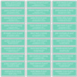 Modern Simple Chic Wedding Guest Names Address Sticker<br><div class="desc">Bestaat uit eenvoudige sans serif en moderne serif typografie. Deze elementen zijn eenvoudig,  elegant en modern. Dit heeft 30 sticker. Dit is ontworpen door White Paper Birch Co. exclusief voor Zazzle. Hier te vinden op: http://www.zazzle.com/store/whitepaperbirch</div>