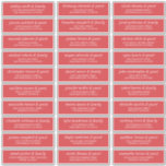 Modern Simple Chic Wedding Guest Names Address Sticker<br><div class="desc">Bestaat uit eenvoudige sans serif en moderne serif typografie. Deze elementen zijn eenvoudig,  elegant en modern. Dit heeft 30 sticker. Dit is ontworpen door White Paper Birch Co. exclusief voor Zazzle. Hier te vinden op: http://www.zazzle.com/store/whitepaperbirch</div>