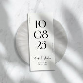 Modern Simple Chic Wedding Save The Date