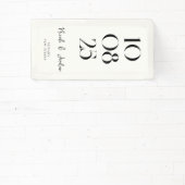 Modern Simple Chic Wedding Spandoek (Insitu)