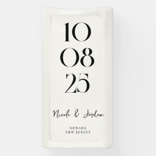 Modern Simple Chic Wedding Spandoek
