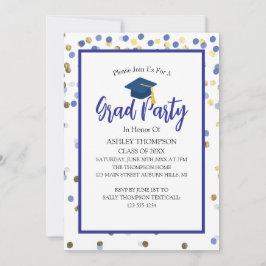 Modern Simple Class of 2025 Afstudeerder Party Inv Kaart