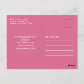 Modern Simple Cocktail Party Minimalist Invitation Briefkaart (Achterkant)