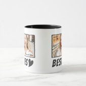 Modern Simple Comic Bestie Best Friends BFF Photo Mok (Midden)