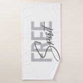 Modern, simple, cool typography of Free Spirit Badhanddoek (Badhanddoek)