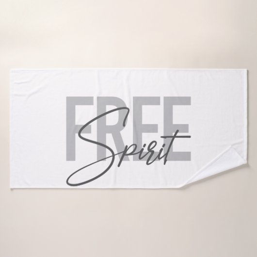 Modern, simple, cool typography of Free Spirit Badhanddoek (Badhanddoek)