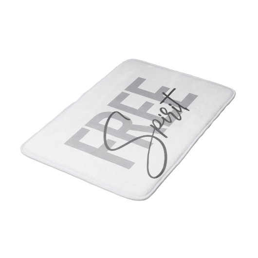 Modern, simple, cool typography of Free Spirit Badmat (Gekanteld)