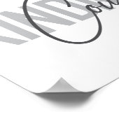 Modern, simple, cool typography of Kindness Counts Poster (Hoek)