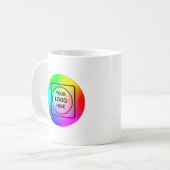 Modern Simple Custom Business Logo Template mug Koffiemok (Voorkant links)