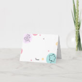 Modern Simple Custom Photo Birthday Greeting Card Bedankkaart (Achterkant)