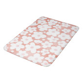 Modern Simple Daisies Pastel Pink Terracotta Badmat (Gekanteld)