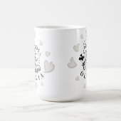 Modern Simple Daughter Birthday Design Koffiemok (Center)