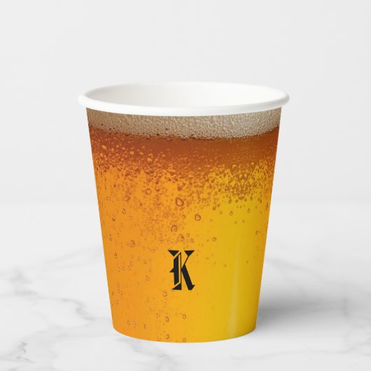 modern simple drinking  beer Christmas party Papieren Bekers (Voorkant)