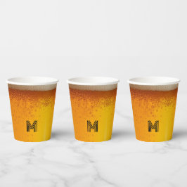 modern simple drinking  beer Christmas party Papieren Bekers