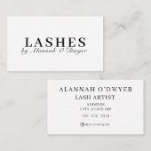 Modern, Simple, Elegant Business Card Visitekaartje (Voorkant / Achterkant)