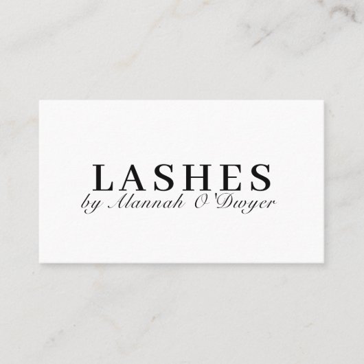 Modern, Simple, Elegant Business Card Visitekaartje (Voorkant)