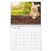 Modern Simple Family Collage Photo 2023 Calendar Kalender (Mar 2026)