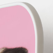 Modern Simple Funny Dog Pet Photo Pickleball Paddle (Links Detail)