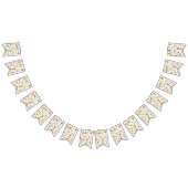 Modern Simple Gold Terrazzo-bundeling Vlaggetjes (Alle)