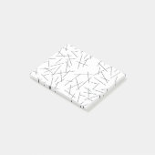 Modern, simple, messy graphic line pattern post-it® notes (Schuin)