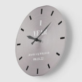 Modern Simple Minimal Wedding Jubileum Keepomwille Grote Klok (Hoek)