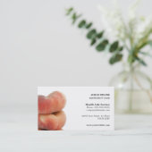 Modern Simple Nutritionist Visitekaartje (Staand voorkant)