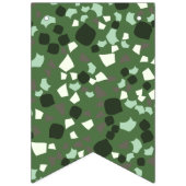 Modern Simple Olive Green Terrazzo bundelt Vlaggetjes (Tweede vlag)