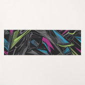 Modern Simple pattern geometric mid stripes Yogamat (Voorkant (horizontaal))