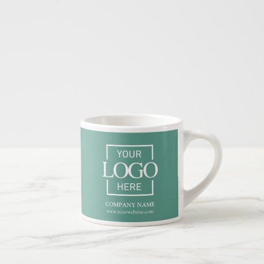 Modern Simple Personalized Company Branding Logo Espresso Kop (Rechts)