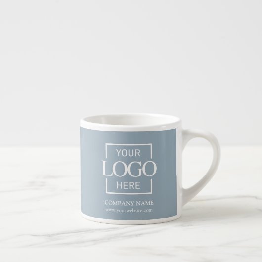 Modern Simple Personalized Company Branding Logo Espresso Kop (Rechts)