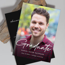 Modern Simple Photo Afstuderen