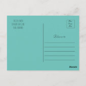 Modern Simple Photo Afstuderen Hartelijk dank Brie Briefkaart (Achterkant)