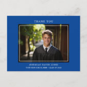 Modern Simple Photo Afstuderen Hartelijk dank Briefkaart (Voorkant)