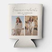 Modern & Simple Photo Collage Memorial Blikjeskoeler (Voorkant)