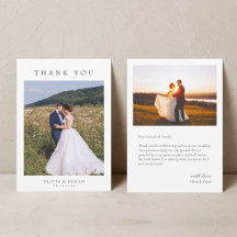 Modern Simple Photo Wedding