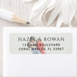 Modern Simple Photo Wedding Etiket